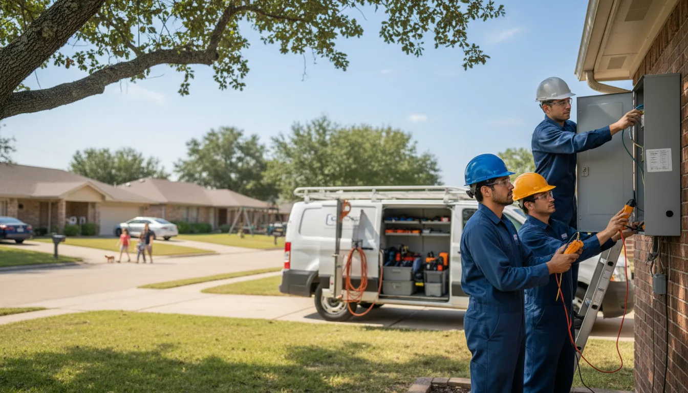 Certified electrician providing emergency electrical services in Ideal, GA
